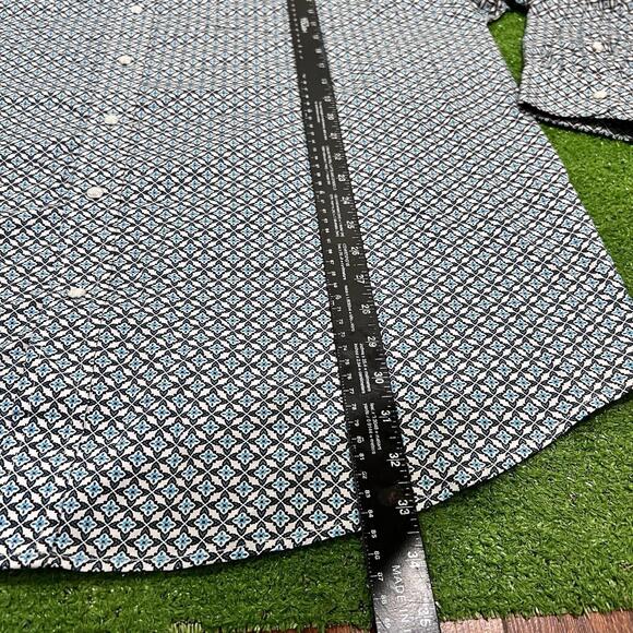 Vintage Pearl Snap Western Shirt 2XL‎ Geometric AOl Pattern EUC Panhandle Slim - Picture 6 of 7